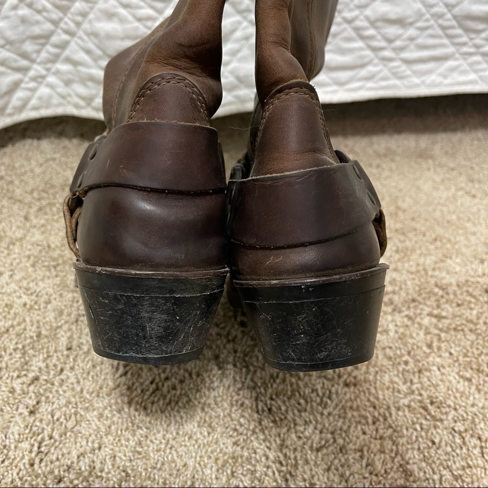Frye Brown Heeled Boots - Picture 5 of 12